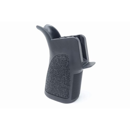 El BCMGUNFIGHTER GRIP MOD-3-KD ofrece un ángulo de agarre reducido para mejor ergonomía, diseño compacto ideal para configuraciones sub-compactas y materiales resistentes.