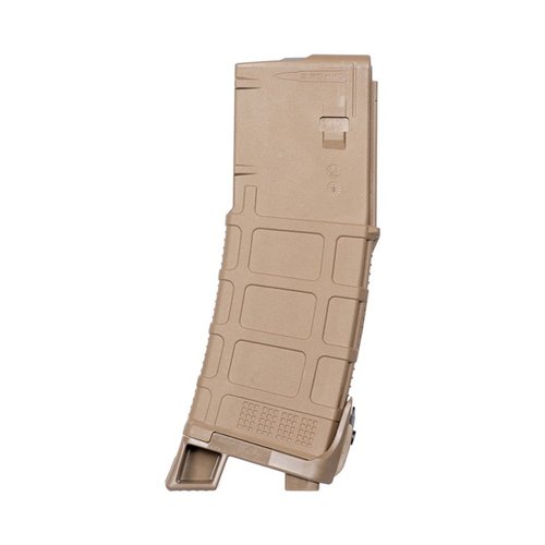 El MAGPOD para Gen 3 PMAG ofrece estabilidad mejorada en posición tendida, un diseño ergonómico y un espacio para herramientas NANO/NANO2 para recargas rápidas.