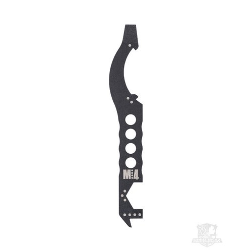 El M:4 Tool de MultiTasker es un multi-herramienta compacta para AR-15/M4, con destornillador, raspador de carbono y ajuste de miras, todo en un diseño discreto.