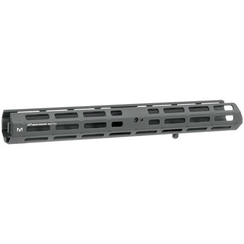 Mejora tu Rossi 92 con el handguard M-LOK de Midwest Industries: ligero, resistente, con soporte para sling y una sección de riel M-LOK de 5 ranuras.