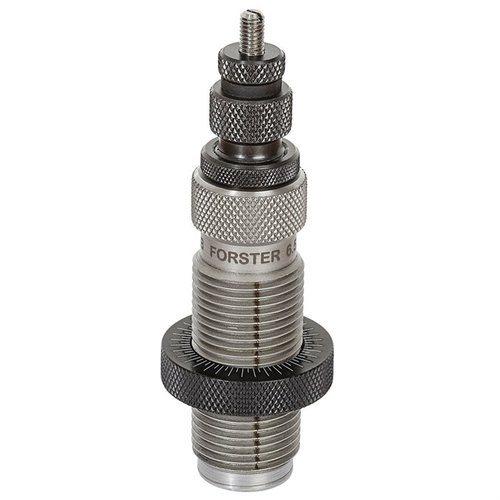 El Bushing Full Length Sizing Die te permite controlar la tensión del cuello en tus cartuchos recargados, mejorando la precisión y prolongando la vida de la vaina.