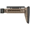 El AK ALPHA Series Folding Stock ofrece una construcción robusta, ajuste cómodo, 5 posiciones de bloqueo y es compatible con adaptadores 1913. ¡Ideal para tu rifle!