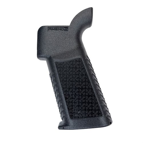 El grip Amend2 PG-E ofrece un diseño delgado, ángulo agresivo y textura antideslizante, ideal para un manejo rápido y seguro de tu arma.