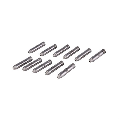 El set de 11 piezas de medidores de headspace Forster .223 te permite medir con precisión el headspace de tus rifles, garantizando seguridad y rendimiento óptimo.