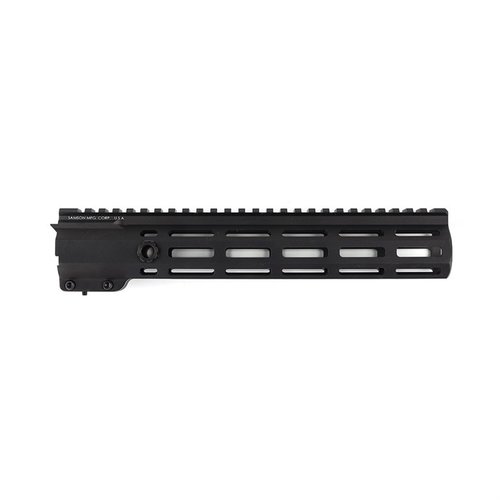 Los guardamanos SXT M-LOK de 11" son fáciles de instalar, ofrecen un diseño libre de flotación, y cuentan con un sistema M-LOK de 7 lados y punto QD ambidextrio.