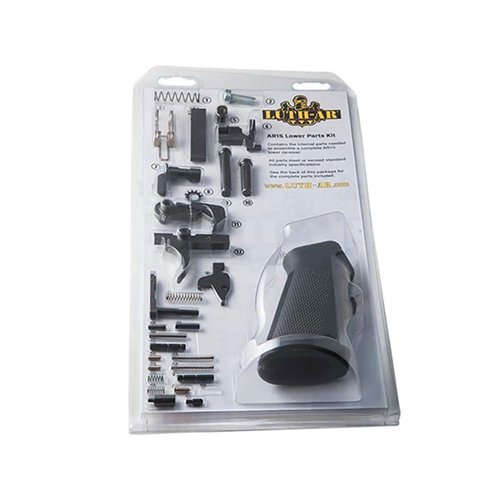 El kit de piezas Luth-AR AR-308 incluye todo lo necesario para ensamblar un receptor inferior, fabricado con materiales de alta calidad y especificaciones Mil-Spec.