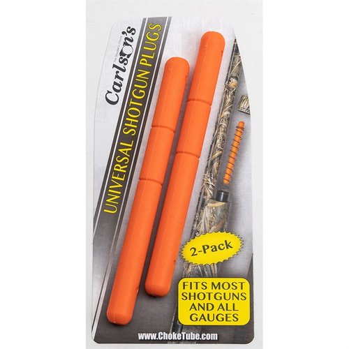 El kit de plugs universales de Carlson te permite reducir fácilmente la capacidad de tu escopeta de 4 a 2 cartuchos, ¡ajustándolo a tu gusto sin complicaciones!