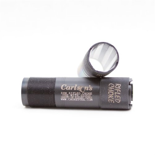 Mejora tu precisión con los Rifled Choke Tubes de Carlson's, fabricados en acero inoxidable 304, con acabado negro mate y garantía de por vida.