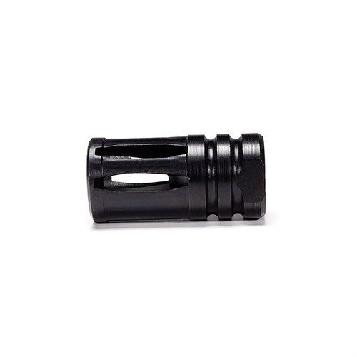 El A2 9MM de Faxon reduce el destello y es compatible con 9MM/5.56, fácil de instalar y fabricado en nitride para máxima durabilidad.