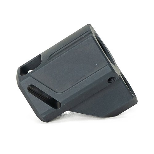 Mejora tu precisión con el compensador EXOS-515 de Faxon, diseñado para SIG P320, que reduce el retroceso y la elevación del cañón.
