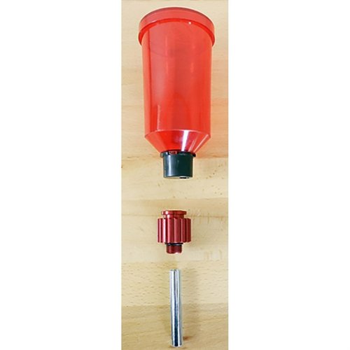 Mejora tu recarga con el Deluxe Auto-Drum Update Kit de LEE PRECISION, que incluye un adaptador giratorio anodizado rojo para mayor comodidad y ajuste.