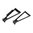 A3 INDUSTRIES TRIANGLE FOLDING STOCK 9" W/CHEEK REST & BUTTPD ALUMINUM BLK
