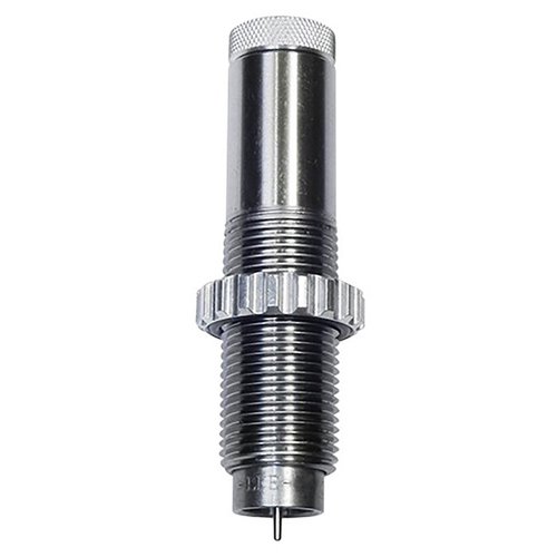 Los dies Lee Collet ofrecen una precisión inigualable al ajustar el cuello de la funda sin lubricante, prolongando la vida útil de tus casquillos hasta 10 veces.