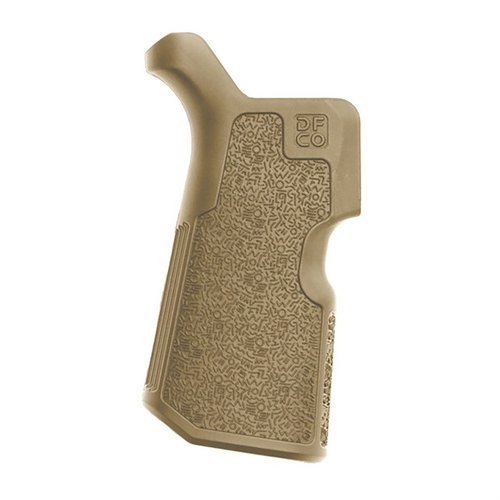 El Kung Fu Grip mejora la comodidad y el control en plataformas AR15/M4 y AR10/SR25, con un ángulo de 12º que alinea mano, muñeca y antebrazo.