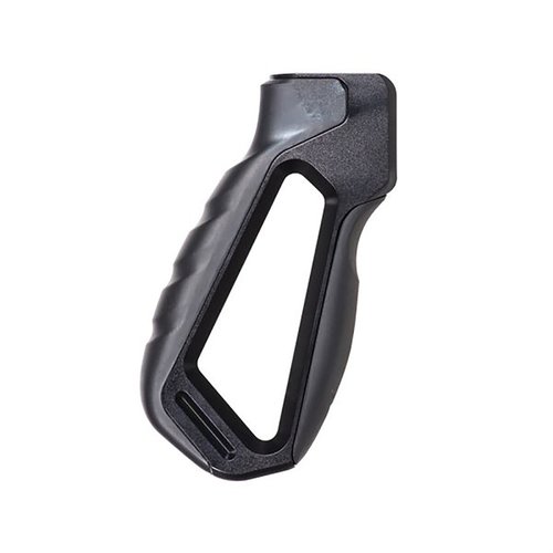 Mejora tu experiencia con el Concept One Grip para AR-15: comodidad, diseño elegante en aluminio y goma, y ergonomía para todas las manos.