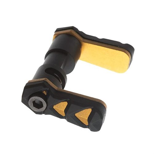 Mejora tu AR-15 con el selector de seguridad ambidextro NEXGEN 45/90 de Tyrant CNC, configurable a 45 y 90 grados, con un tacto robusto y diseño ergonómico.