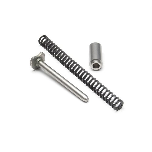 Mejora el rendimiento de tu 1911 con el sistema de resorte de retroceso Flat Wire de Ed Brown, que incluye guía de acero inoxidable y resorte de larga duración.