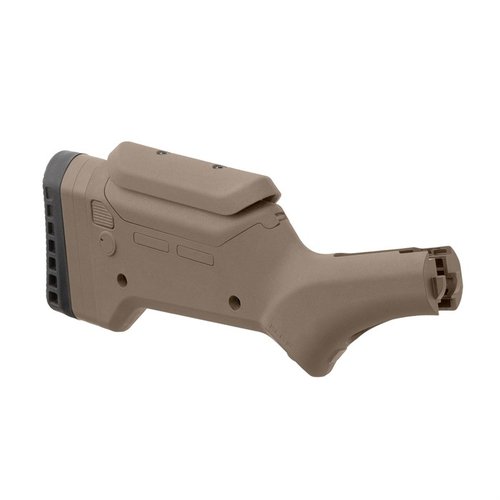 El culatín ELG M-LOK de Magpul ofrece ajuste de LOP y altura de peine, almacenamiento de munición y compatibilidad con accesorios M-LOK, optimizando tu rifle Marlin.