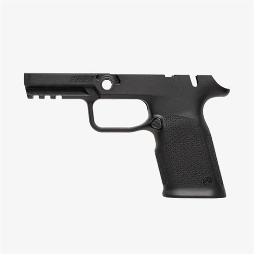 Mejora tu SIG P320 con el EHG SG9: diseño ergonómico, riel Picatinny, funda de revista ampliada y liberación reversible, todo en un marco resistente y ligero.