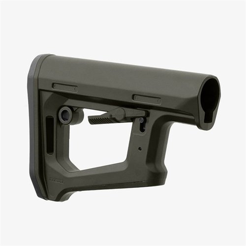 El stock DT-PR de Magpul ofrece ajuste preciso, comodidad mejorada y una plataforma estable, ideal para disparos tácticos y de precisión.