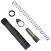 El kit K-SPEC AR-15 incluye un buffer H1, H2 o H3, un resorte flatwire y un tubo de buffer, todo diseñado para reducir el retroceso y estabilizar el tiro.