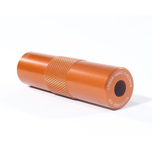 El Lyman Pro Ammo Checker está fabricado en acero inoxidable, garantizando tolerancias mínimas SAAMI. Asegúrate de que tus cartuchos cargados funcionen sin problemas.