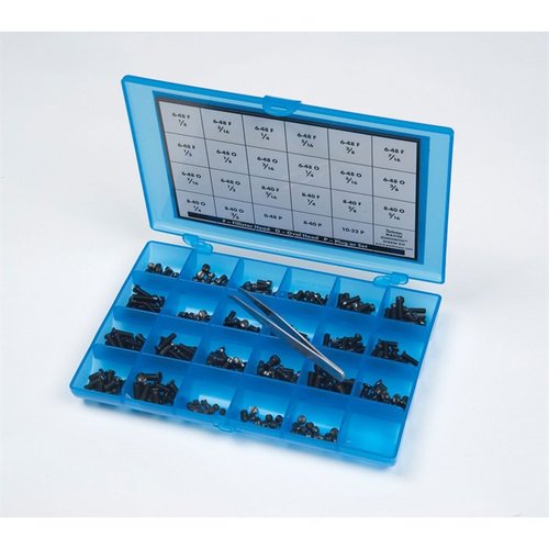 El kit de tornillos de 277 piezas de Lyman es perfecto para propietarios de armas y armeros, con tornillos difíciles de encontrar y almacenamiento práctico.