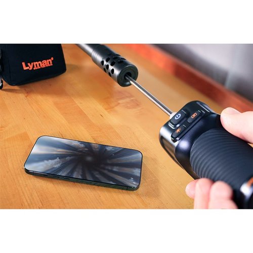 La Borecam 2.0 de Lyman te permite inspeccionar cañones de 22 y mayores sin cables, con imágenes y videos nítidos, todo a través de una app fácil de usar.