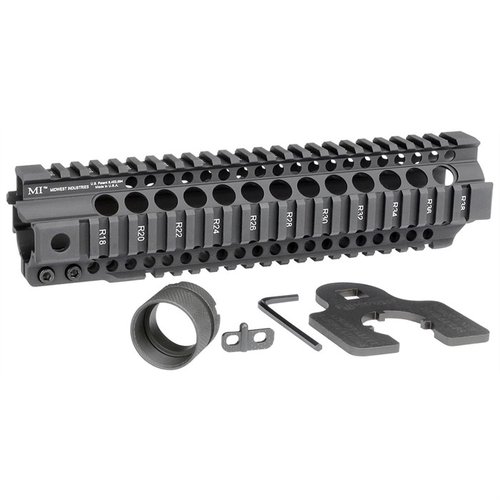 Con el AR-15 Combat Rail T-Series, disfruta de un diseño monolítico, rieles Picatinny de alta calidad y un peso ligero, ¡perfecto para tus necesidades de tiro!