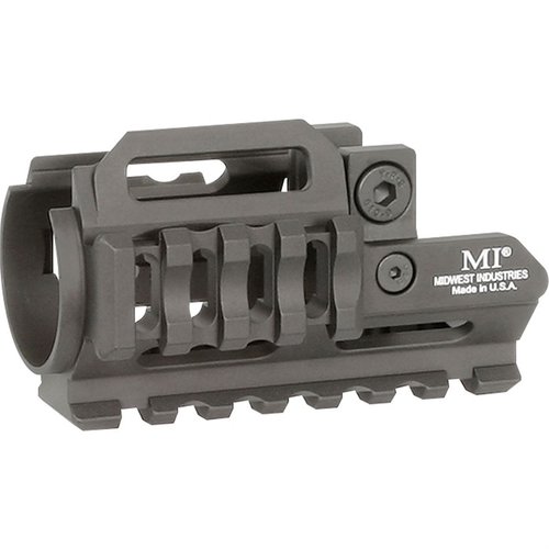 Mejora tu MP5K con el MP5K-TRI-RAIL: diseño ligero, instalación sencilla, rieles Picatinny y M-LOK™ para accesorios, ¡hecho en EE. UU. y con garantía de por vida!