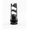 Los DPB MUZZLE BRAKES ofrecen un acabado en nitrógeno negro, compatibilidad con Atlas y Plan B, y un sellado más ajustado para un rendimiento óptimo.