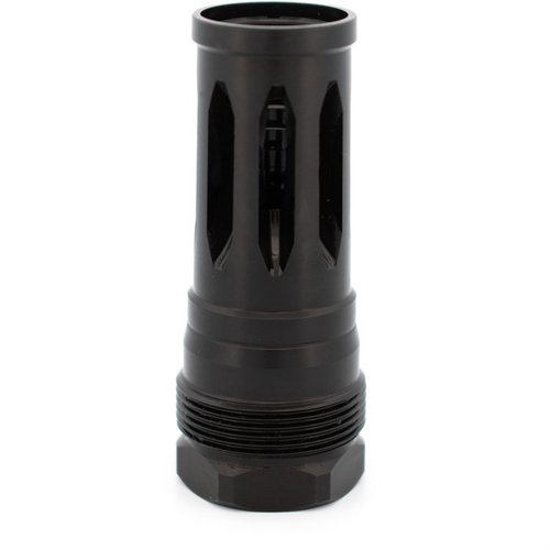 El R2C FLASH HIDER ofrece un acabado Black Nitride, es compatible con Atlas y Plan B, y garantiza un sellado ajustado al torquearlo correctamente.