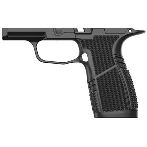 El Snub Nose Grip Module para SIG SAUER P365 ofrece durabilidad, ergonomía optimizada y compatibilidad con holsters de 3.1" para un rendimiento excepcional.