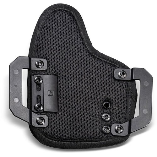 La funda OMNICARRY es universal, se ajusta a más de 300 pistolas, ofrece retención superior y es cómoda gracias a su respaldo de espuma y malla.