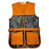El chaleco BOB ALLEN FULL MESH DUAL PAD es ligero y ventilado, con almohadillas duales, ajuste lateral y bolsillos para cartuchos, ideal para tiradores.