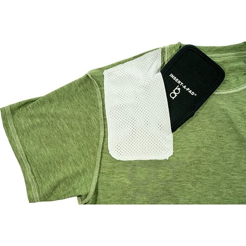 La camiseta de tiro BOB ALLEN con Insert-A-Pad es suave, duradera y de secado rápido, con un acolchado para absorber el retroceso y opción para diestros o zurdos.