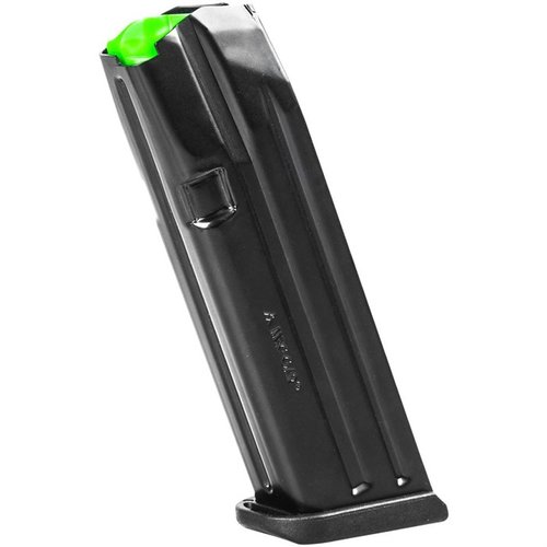 Consigue el cargador Mec-Gar para Glock 17, 9mm, con capacidad de 18 balas, fabricado en Italia con materiales de alta calidad y diseño anti-fricción.
