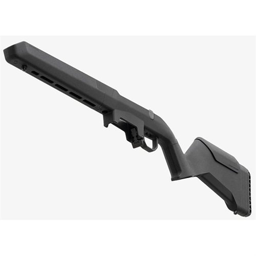 El culatín Hunter Lite de MAGPUL para Ruger American es ligero, ajustable y ergonómico, ideal para cacerías largas, compatible con rifles diestros y zurdos.
