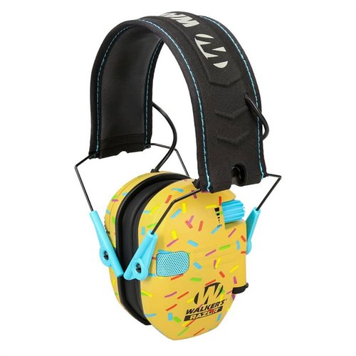 Los Walkers Razor Slim Electronic Muffs son compactos, plegables y ofrecen 23 dB de reducción de sonido, ideales para un mejor ajuste al disparar.