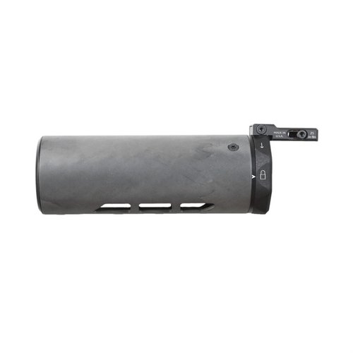 El U-RAC XL Suppressor Shield ofrece protección superior contra el calor, es ligero y compatible con rieles Picatinny, ideal para tus supresores más grandes.