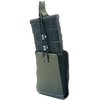 El pouch GBRS Group para cargadores 5.56 NATO es versátil, compatible con MOLLE/BELT, con retención bungee y material elástico para un acceso rápido y seguro.