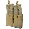 La funda de cargador doble GBRS es compatible con MOLLE, tiene retención de bungee removible y ofrece un acceso rápido y seguro para tus cargadores AR-15/AK-47.