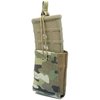 La funda de cargador GBRS es versátil, compatible con MOLLE/BELT, con retención bungee ajustable y construcción de laminado Squadron para un acceso rápido y seguro.