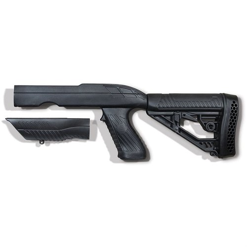 El Tac-Hammer TK22 ofrece portabilidad y versatilidad, con ajuste de longitud, diseño ergonómico y compatibilidad con monopod, ideal para tu Ruger 10/22.