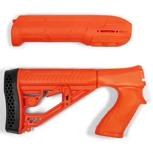 Mejora tu Remington 870 con la culata y forend ajustables EX Performance, con diseño ergonómico, riel Picatinny y materiales de polímero duraderos.