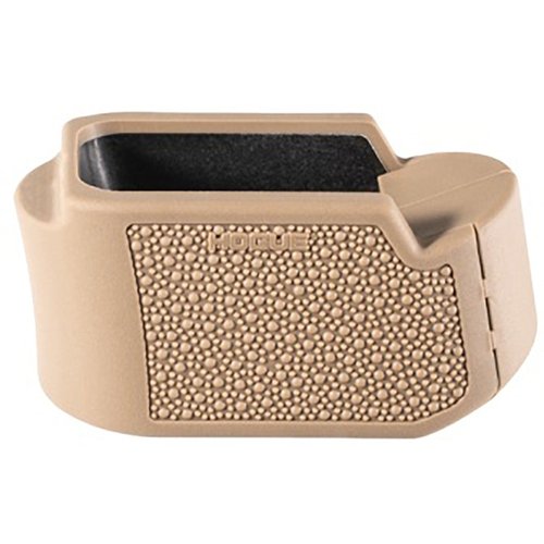 Mejora el agarre de tu Glock 26 con el Hogue OverMolded Grip Extension Pad, que ofrece un diseño ergonómico, protección y fácil instalación.