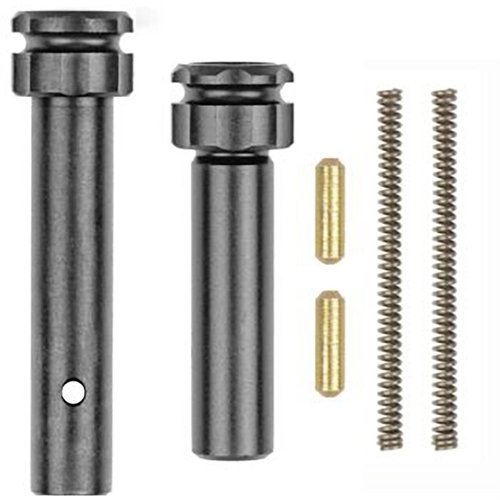 Mejora tu AR-15 con los Ascend Enhanced Takedown Pins: fabricados en acero inoxidable, con longitud extendida y cabeza ranurada para un mejor agarre.
