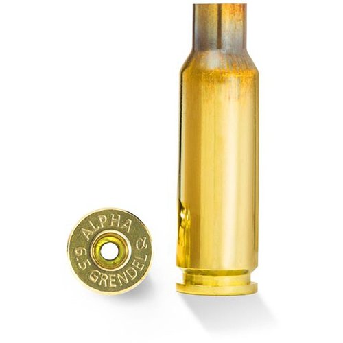 La caja de 100 balas de 6.5mm Grendel de Alpha Munitions ofrece precisión a larga distancia, bajo retroceso y tecnología OCD para mayor durabilidad.
