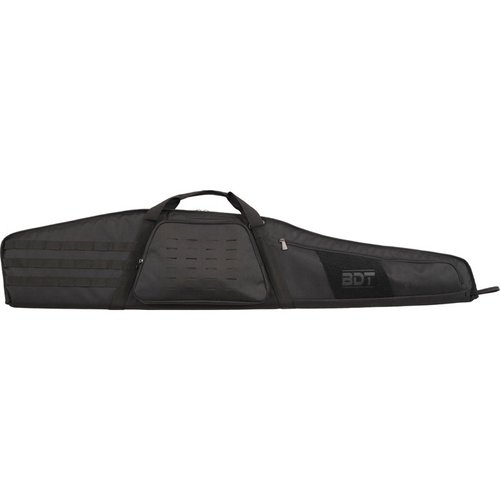 El estuche Bulldog Cases de 48" para rifles con supresor ofrece protección resistente, un compartimento para supresores a 600°F y almacenamiento organizado.