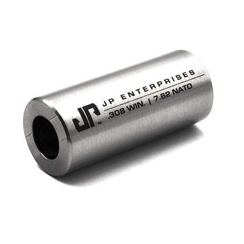 El Gauge de Casos JP .308/7.62 garantiza que tus municiones funcionen en rifles semiautomáticos, con acero inoxidable para mayor durabilidad.